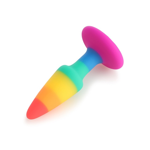 LGBT Rainbow Butt Plug | dmunderwear detail image 2