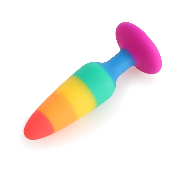 LGBT Rainbow Butt Plug | dmunderwear detail image 4