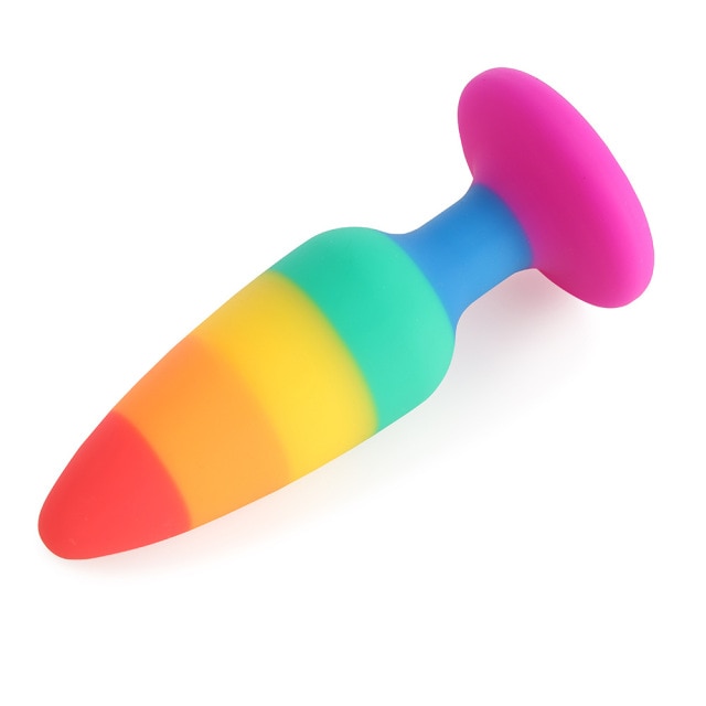 LGBT Rainbow Butt Plug | dmunderwear detail image 6