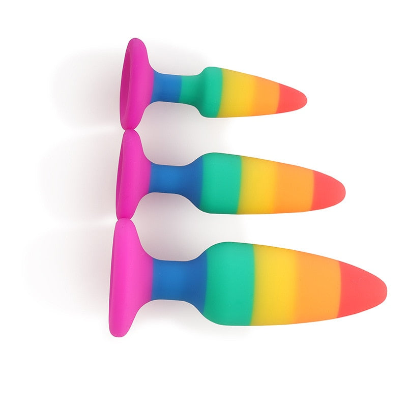 LGBT Rainbow Butt Plug | dmunderwear detail image 7