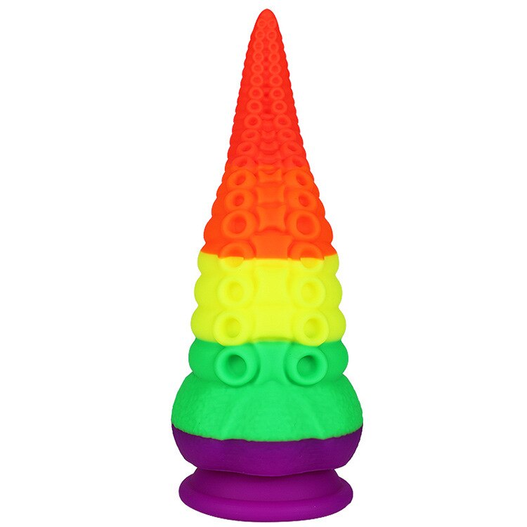 LGBT Rainbow Tentacle Dildo | dmunderwear product image 2