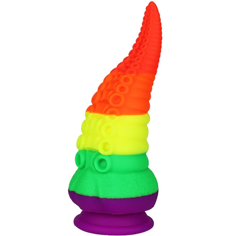 LGBT Rainbow Tentacle Dildo | dmunderwear product image 4