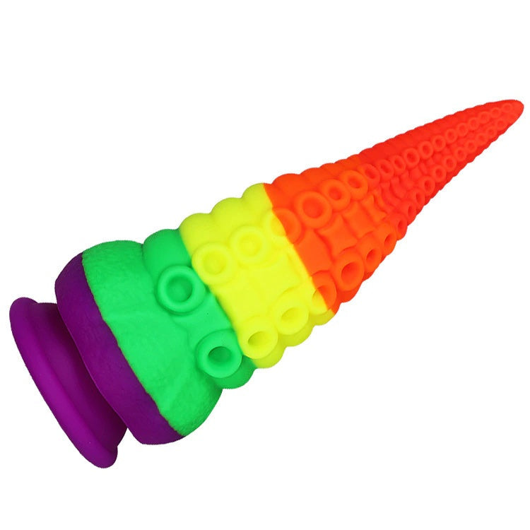 LGBT Rainbow Tentacle Dildo | dmunderwear product image 5