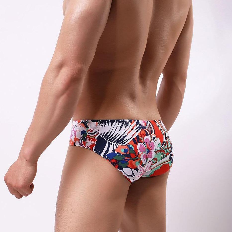 Light Floral Print Briefs | dmunderwear