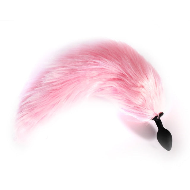 Light Up Furry Butt Plug | dmunderwear detail image 5
