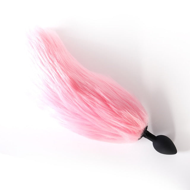 Light Up Furry Butt Plug | dmunderwear detail image 6