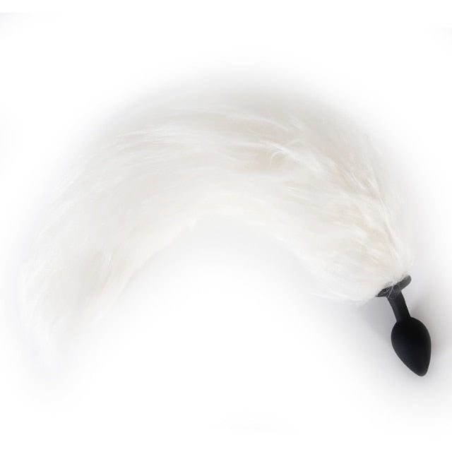 Light Up Furry Butt Plug | dmunderwear detail image 8