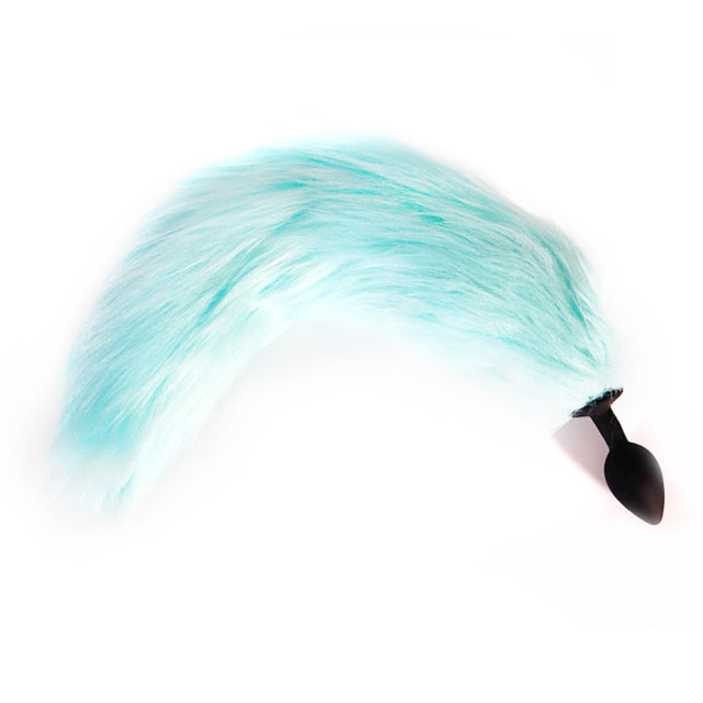 Light Up Furry Butt Plug | dmunderwear detail image 9