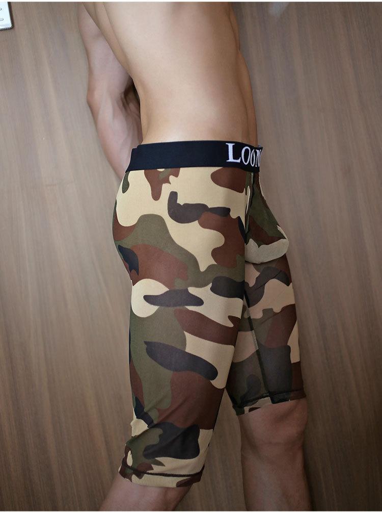 LoonJoog Mesh Knee High Long Johns | dmunderwear detail image 9