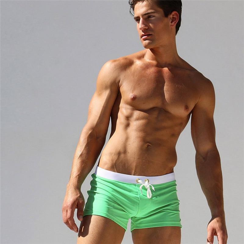 Square Cut Swim Trunks | dmunderwear detail image 5