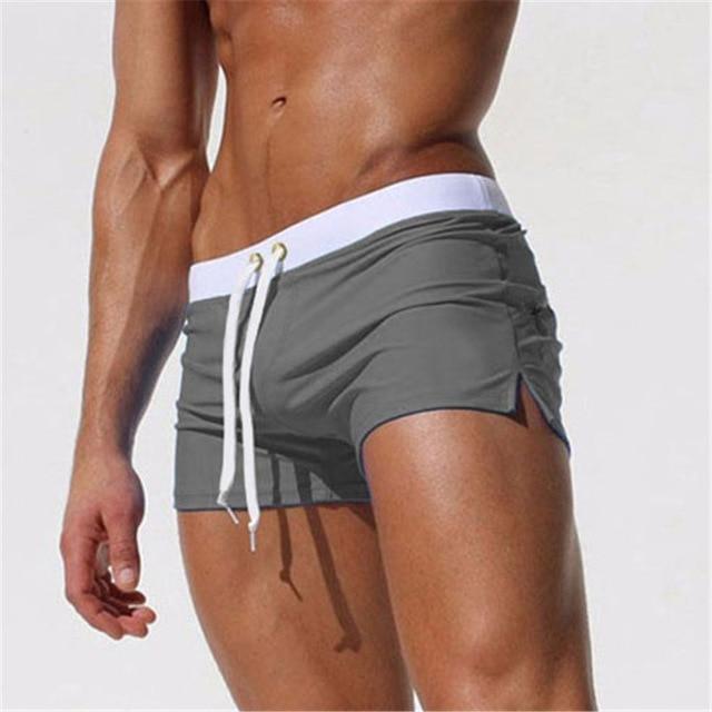 Square Cut Swim Trunks | dmunderwear detail image 7