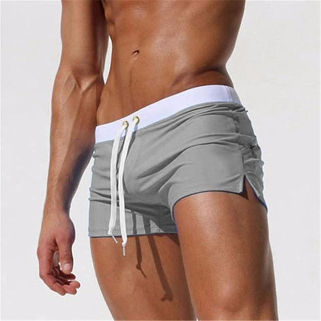 ORVLS Square Cut Swim Trunks | dmunderwear detail image 14