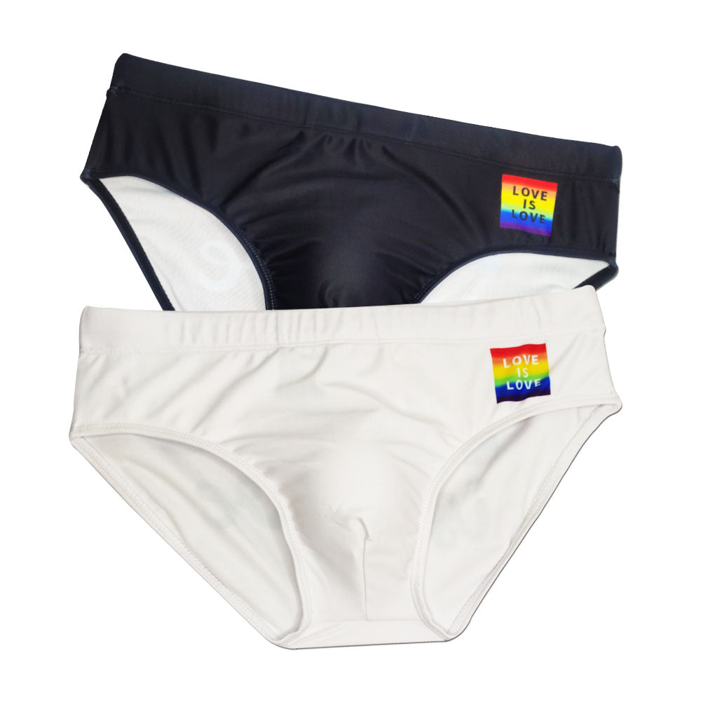 Love Is Love Swim Briefs | dmunderwear detail image 3