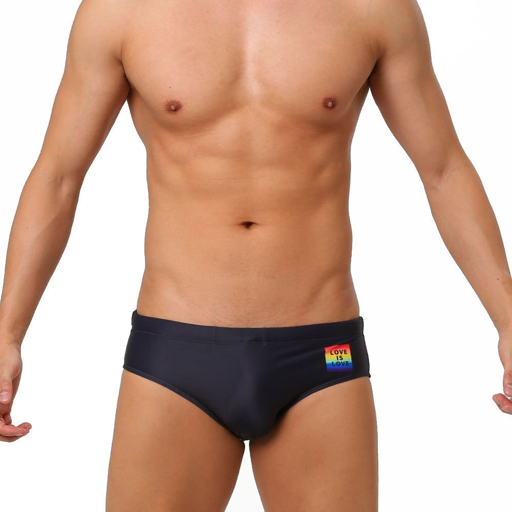 Love Is Love Swim Briefs | dmunderwear detail image 6