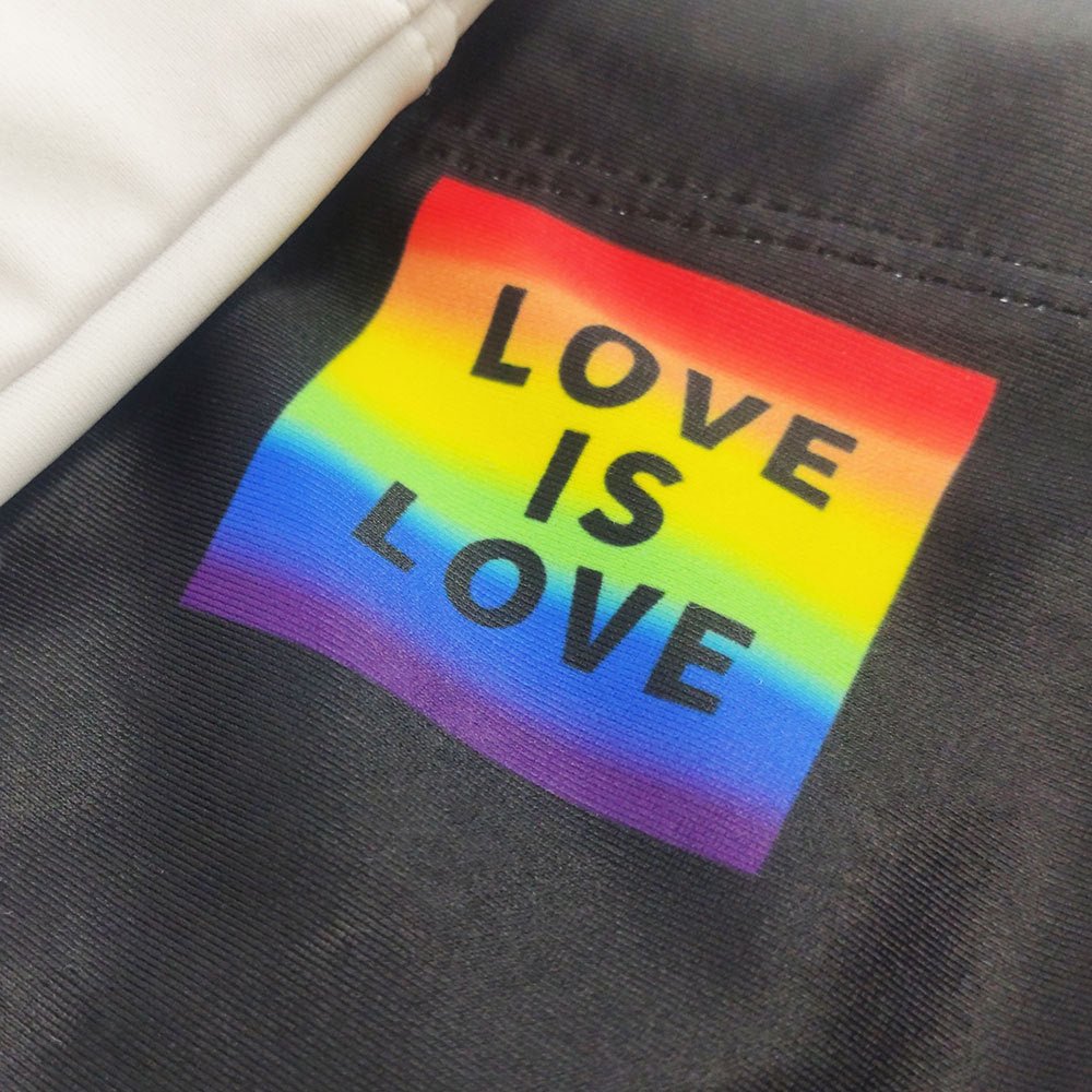 ORVLS Love is Love Swim Trunks | dmunderwear detail image 3