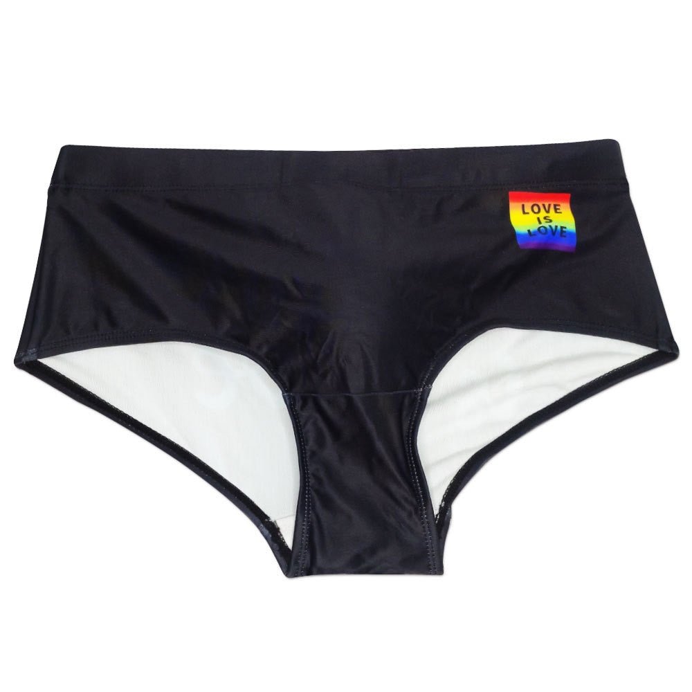 ORVLS Love is Love Swim Trunks | dmunderwear detail image 4
