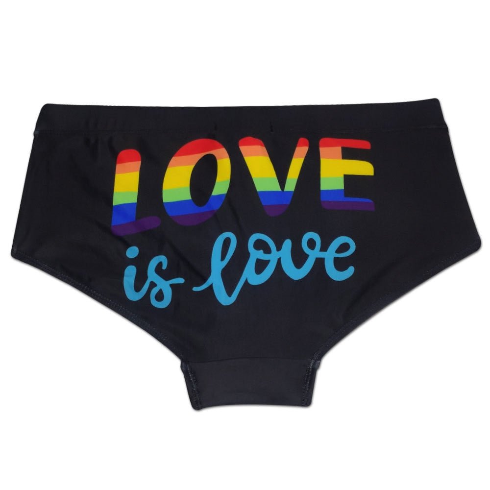 ORVLS Love is Love Swim Trunks | dmunderwear detail image 5
