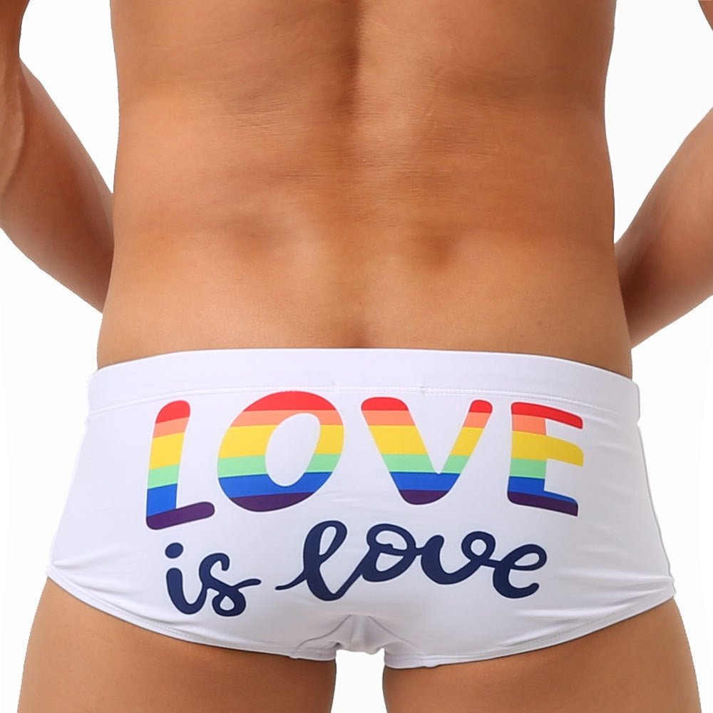 ORVLS Love is Love Swim Trunks | dmunderwear detail image 8