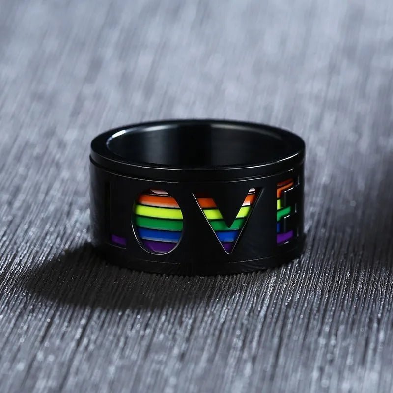 Love Pride Spinner Ring | dmunderwear detail image 3