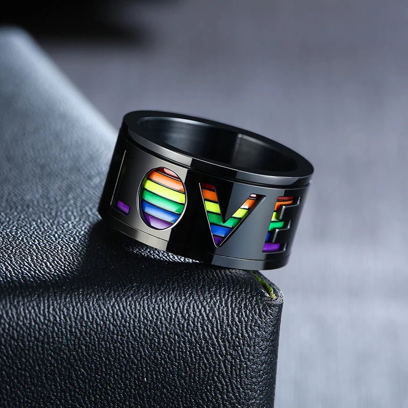 Love Pride Spinner Ring | dmunderwear detail image 6