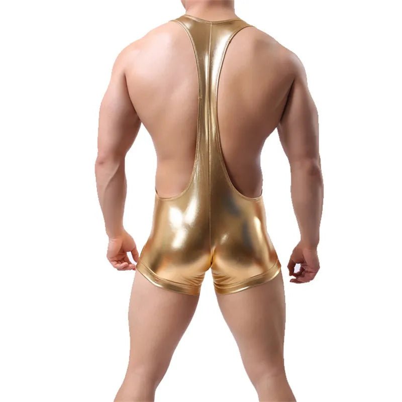 Metallic Low Rise Body Singlet | dmunderwear detail image 3