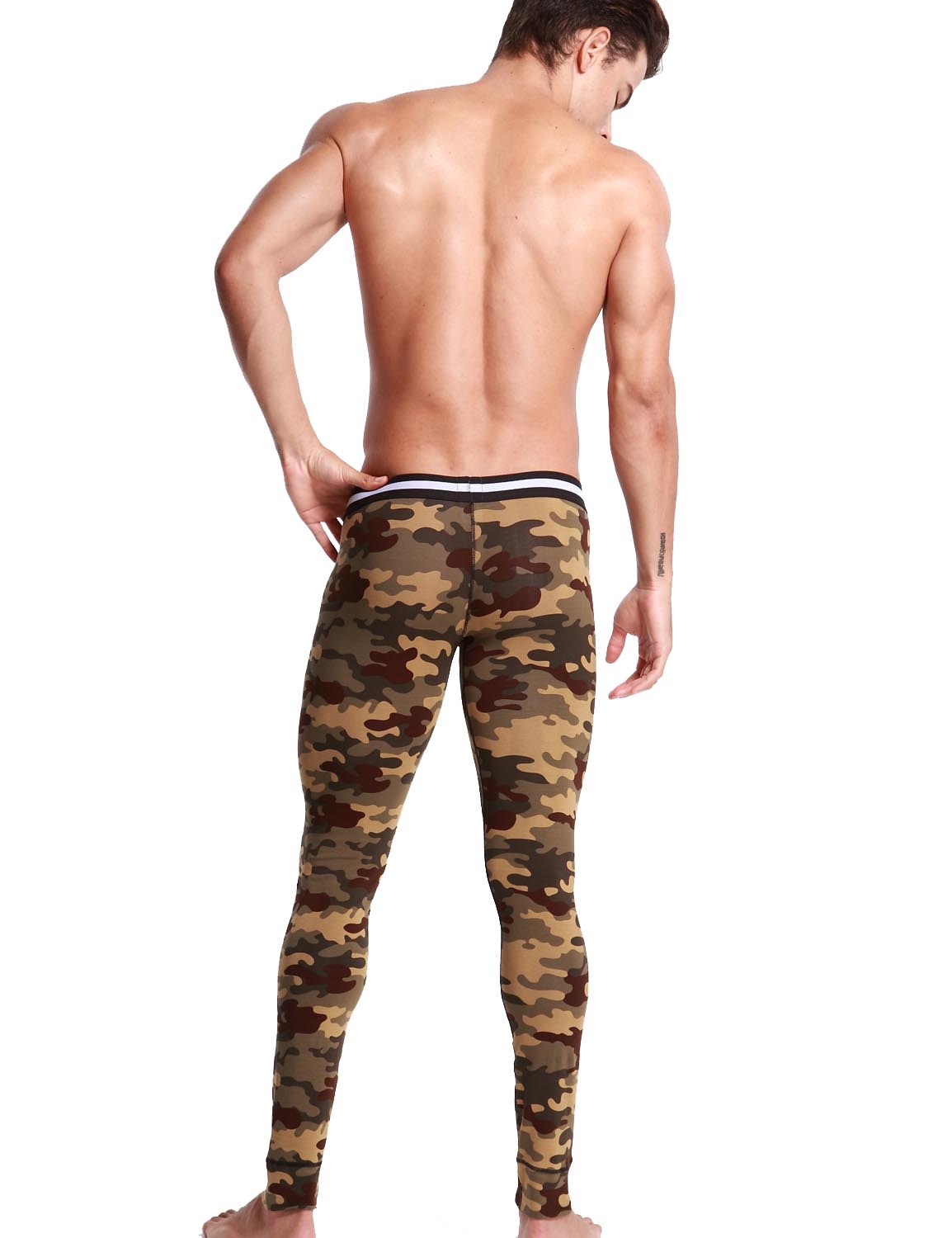 Low Rise Long Underwear Camouflage Long John 50401 | dmunderwear detail image 12