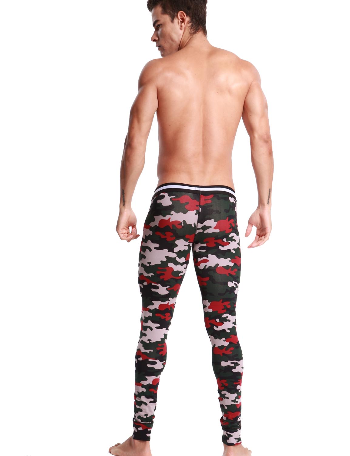 Low Rise Long Underwear Camouflage Long John 50401 | dmunderwear detail image 2
