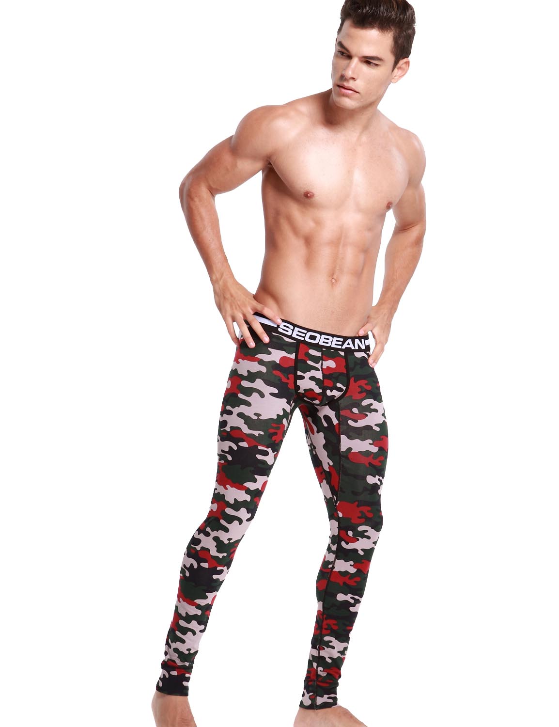 Low Rise Long Underwear Camouflage Long John 50401 | dmunderwear detail image 3