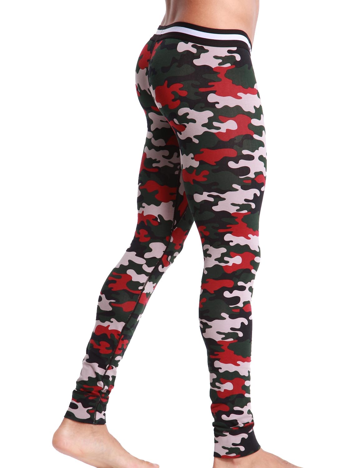 Low Rise Long Underwear Camouflage Long John 50401 | dmunderwear detail image 4