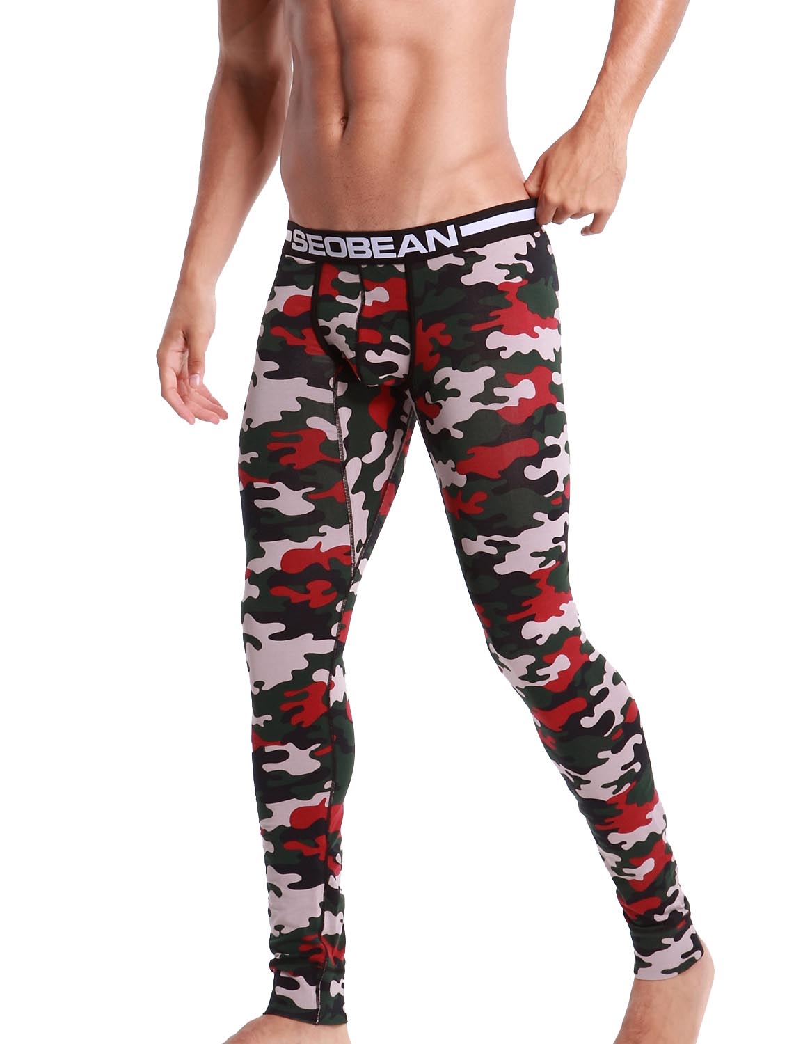 Low Rise Long Underwear Camouflage Long John 50401 | dmunderwear detail image 5