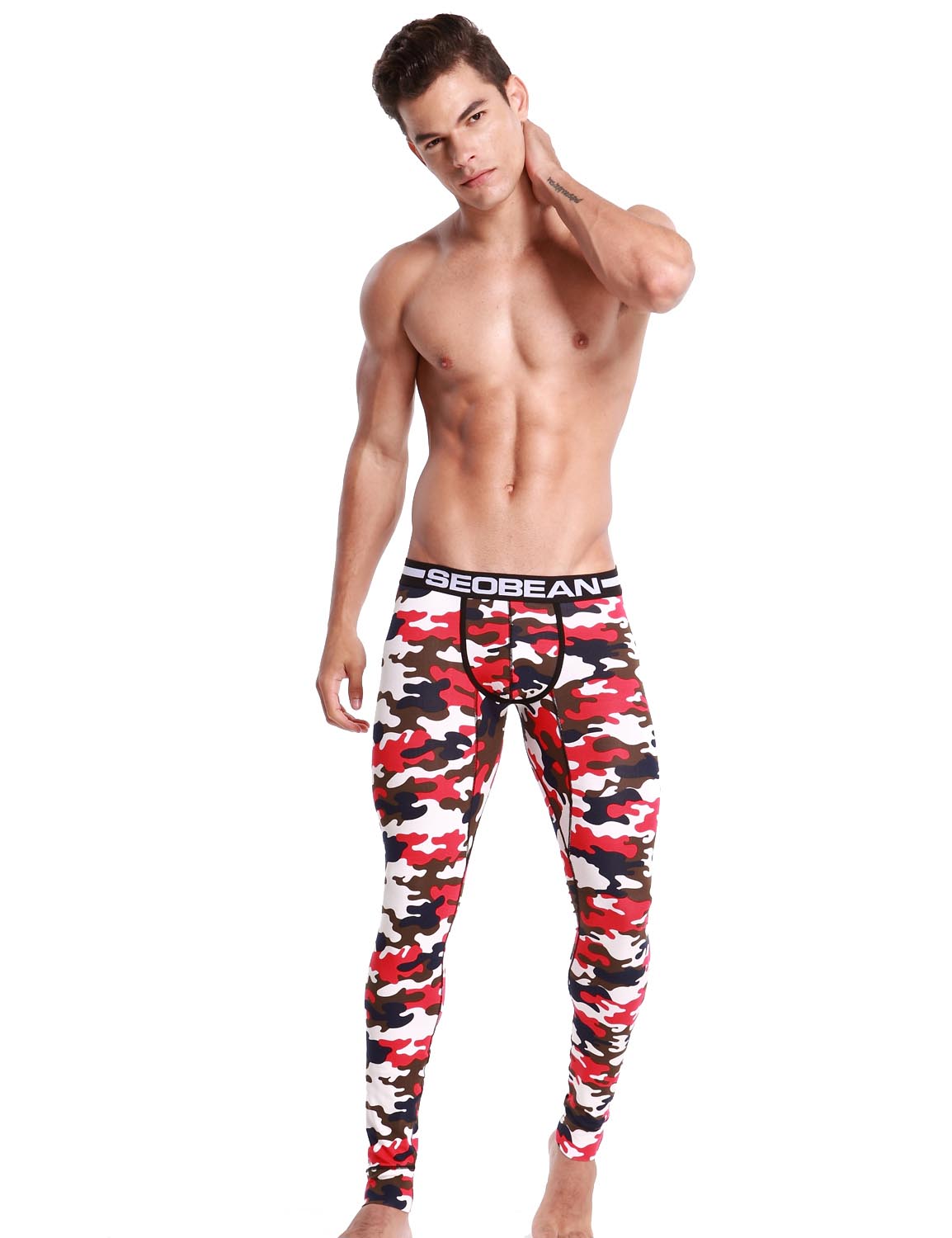 Low Rise Long Underwear Camouflage Long John 50401 | dmunderwear detail image 6