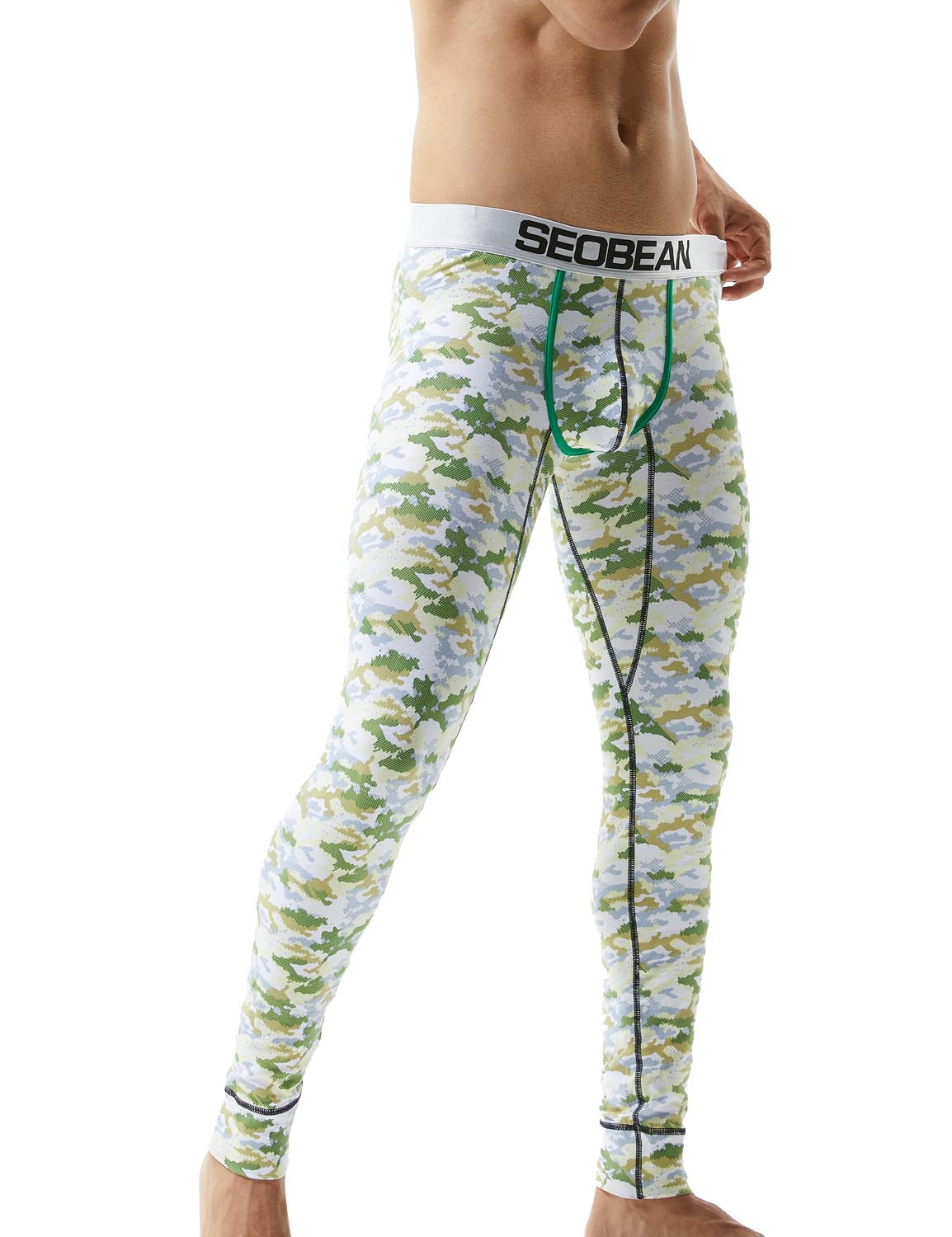 Low Rise Long Underwear Camouflage Long John 70404 | dmunderwear