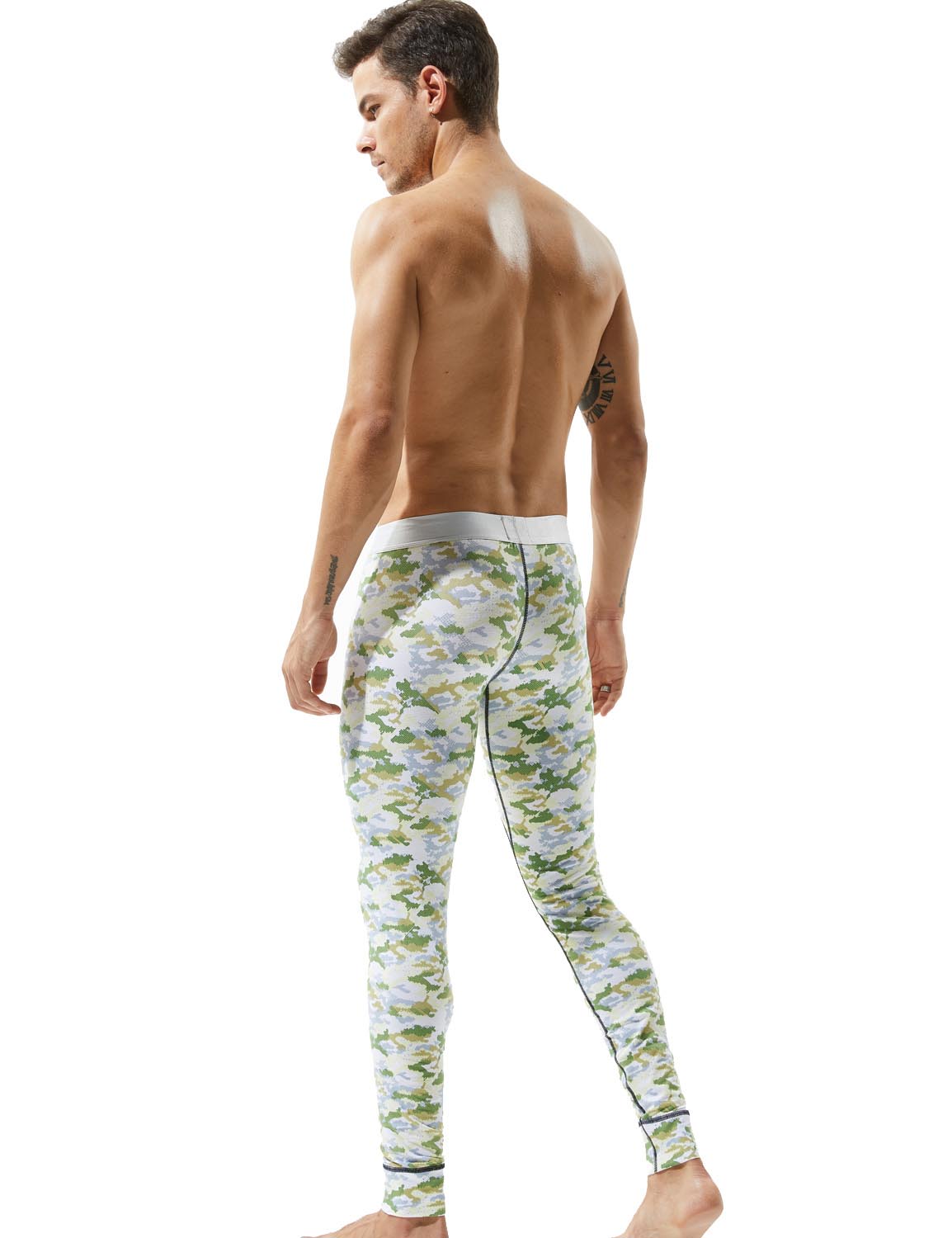 Low Rise Long Underwear Camouflage Long John 70404 | dmunderwear detail image 2