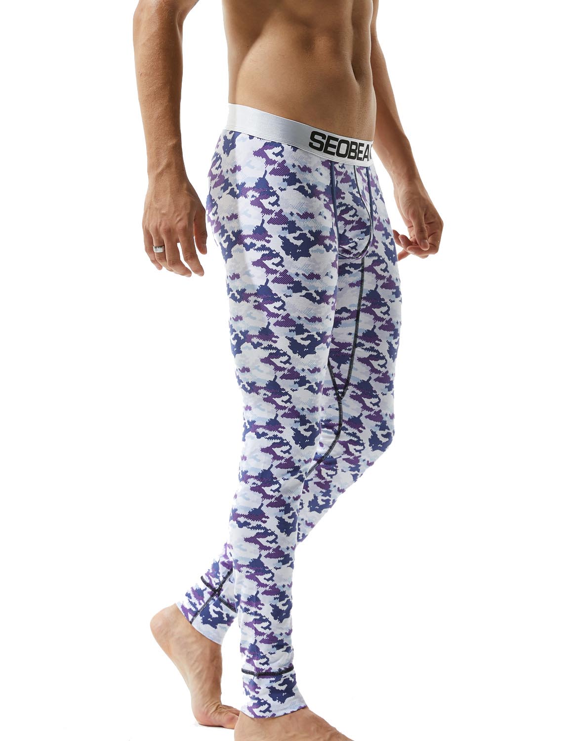 Low Rise Long Underwear Camouflage Long John 70404 | dmunderwear detail image 4