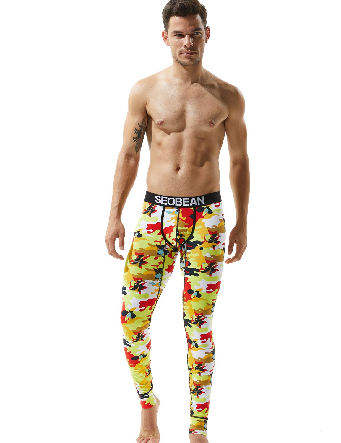 Low Rise Long Underwear Camouflage Long John 70410 | dmunderwear