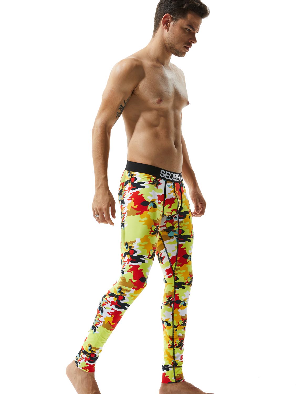 Low Rise Long Underwear Camouflage Long John 70410 | dmunderwear detail image 3