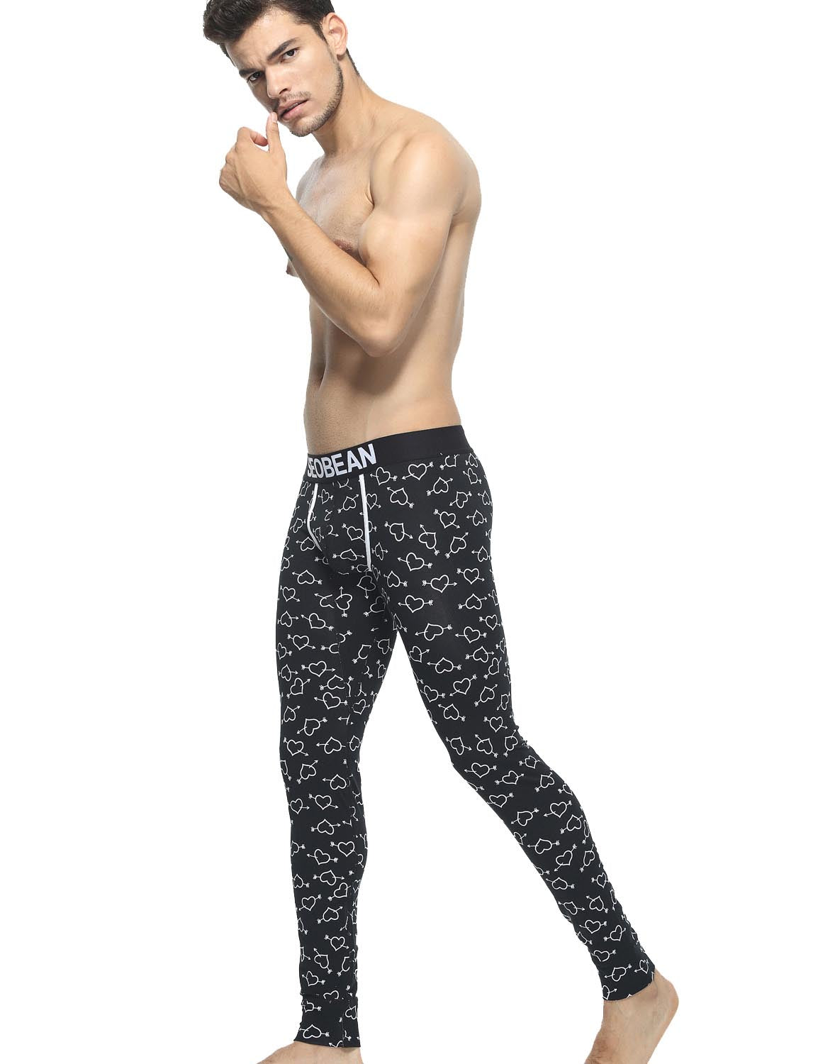 Low Rise Long Underwear Cupid's Arrow Long John 6040 | dmunderwear detail image 11