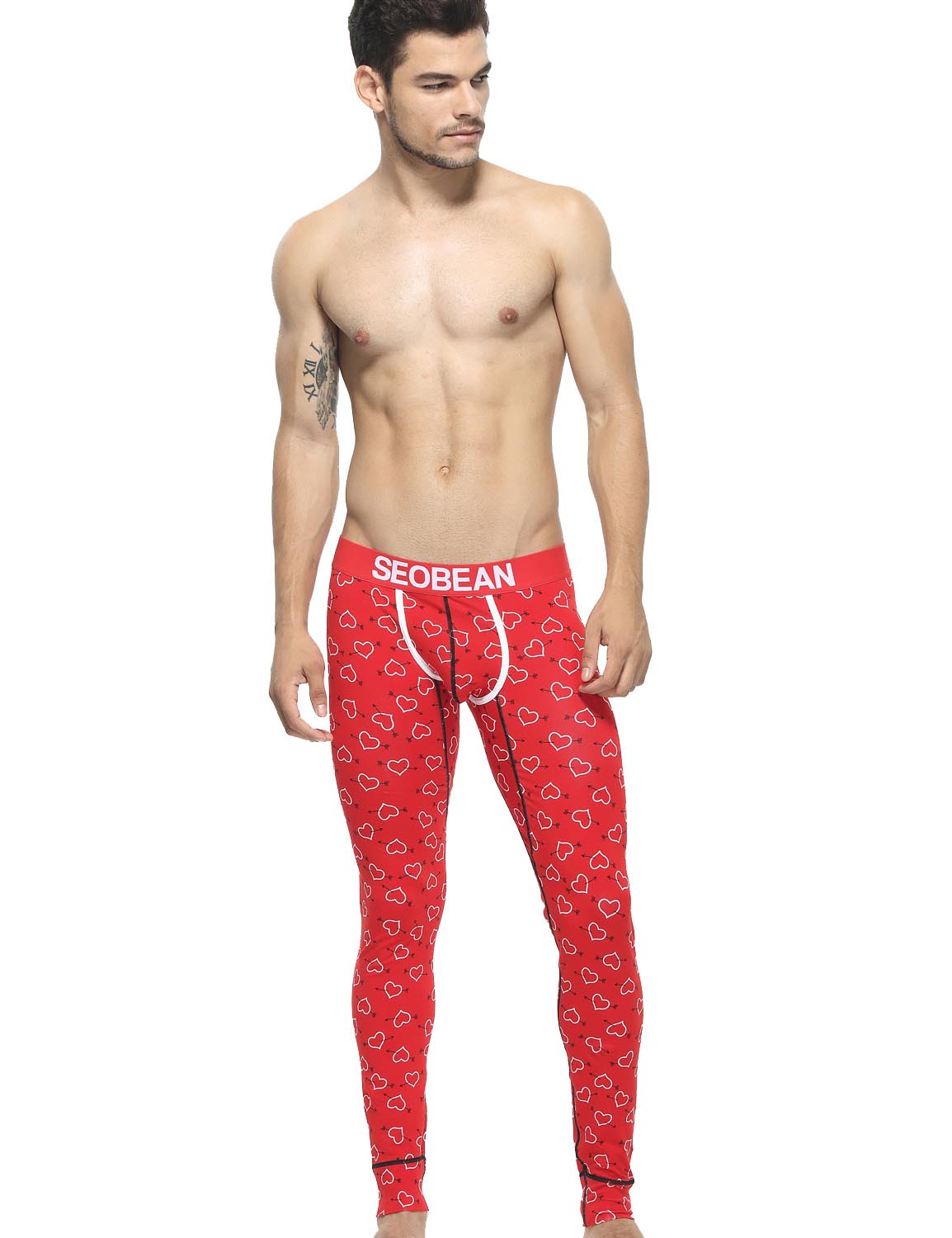 Low Rise Long Underwear Cupid's Arrow Long John 6040 | dmunderwear detail image 7