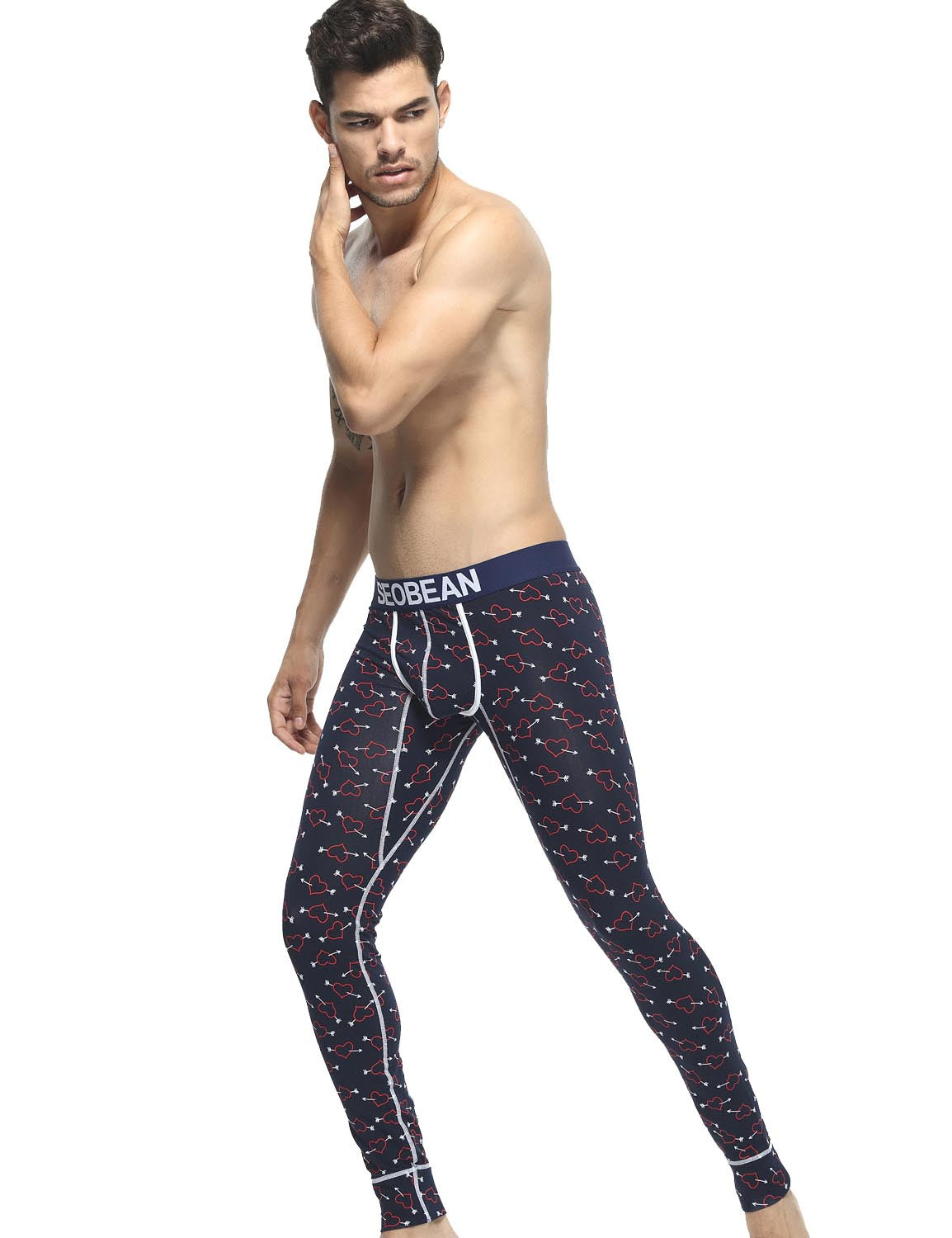 Low Rise Long Underwear Cupid's Arrow Long John 6040 | dmunderwear detail image 8