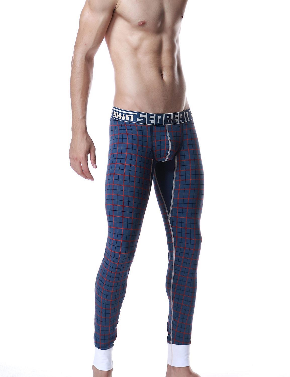 Low Rise Long Underwear Plaid Long John 40404 | dmunderwear detail image 10