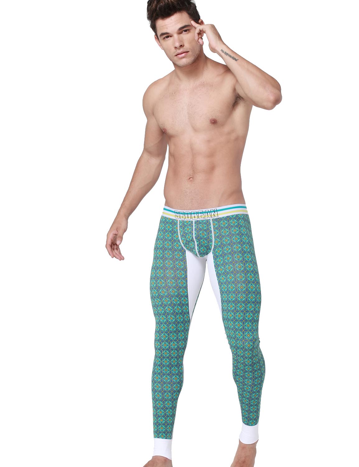Low Rise Long Underwear Visual Arts Long John 50409 | dmunderwear detail image 2