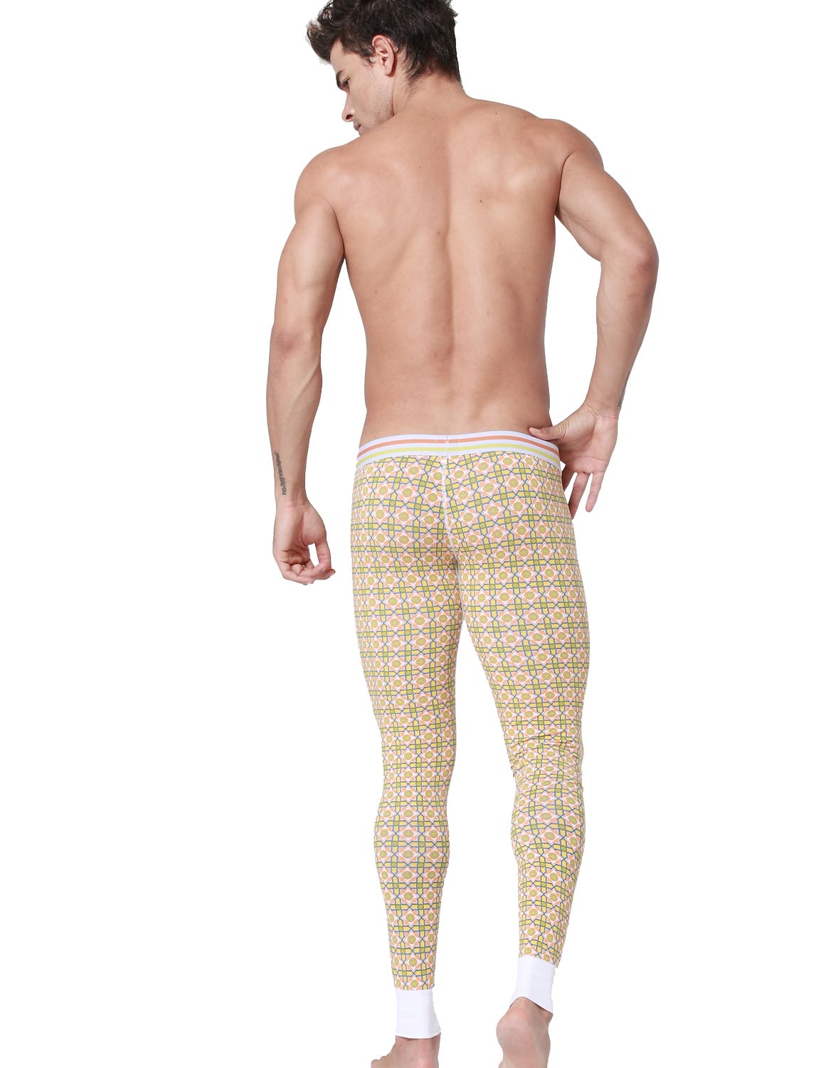 Low Rise Long Underwear Visual Arts Long John 50409 | dmunderwear detail image 3