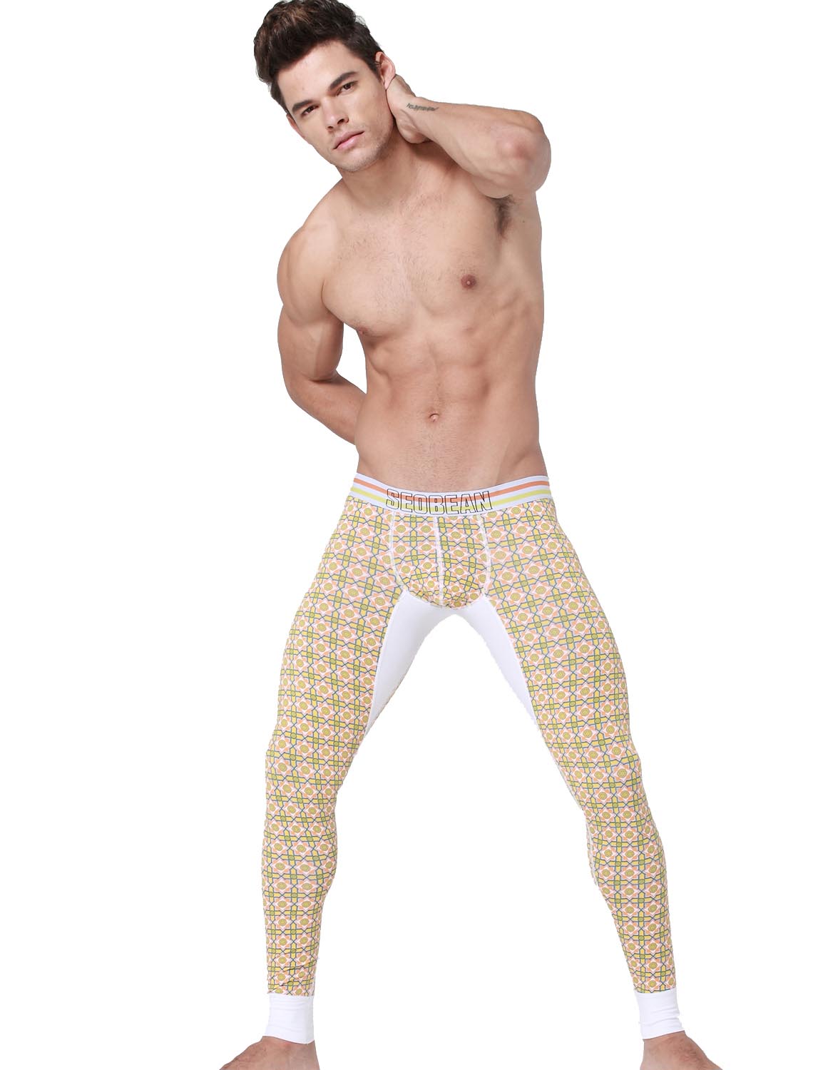 Low Rise Long Underwear Visual Arts Long John 50409 | dmunderwear detail image 6