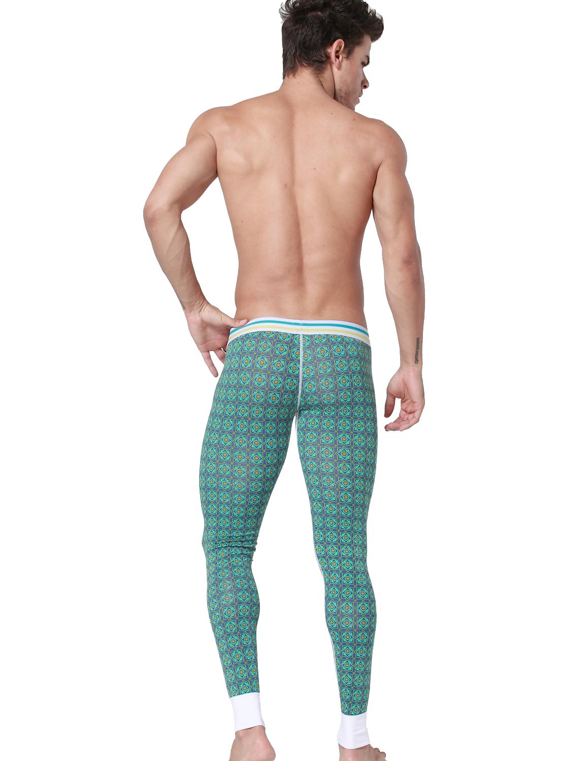 Low Rise Long Underwear Visual Arts Long John 50409 | dmunderwear detail image 8