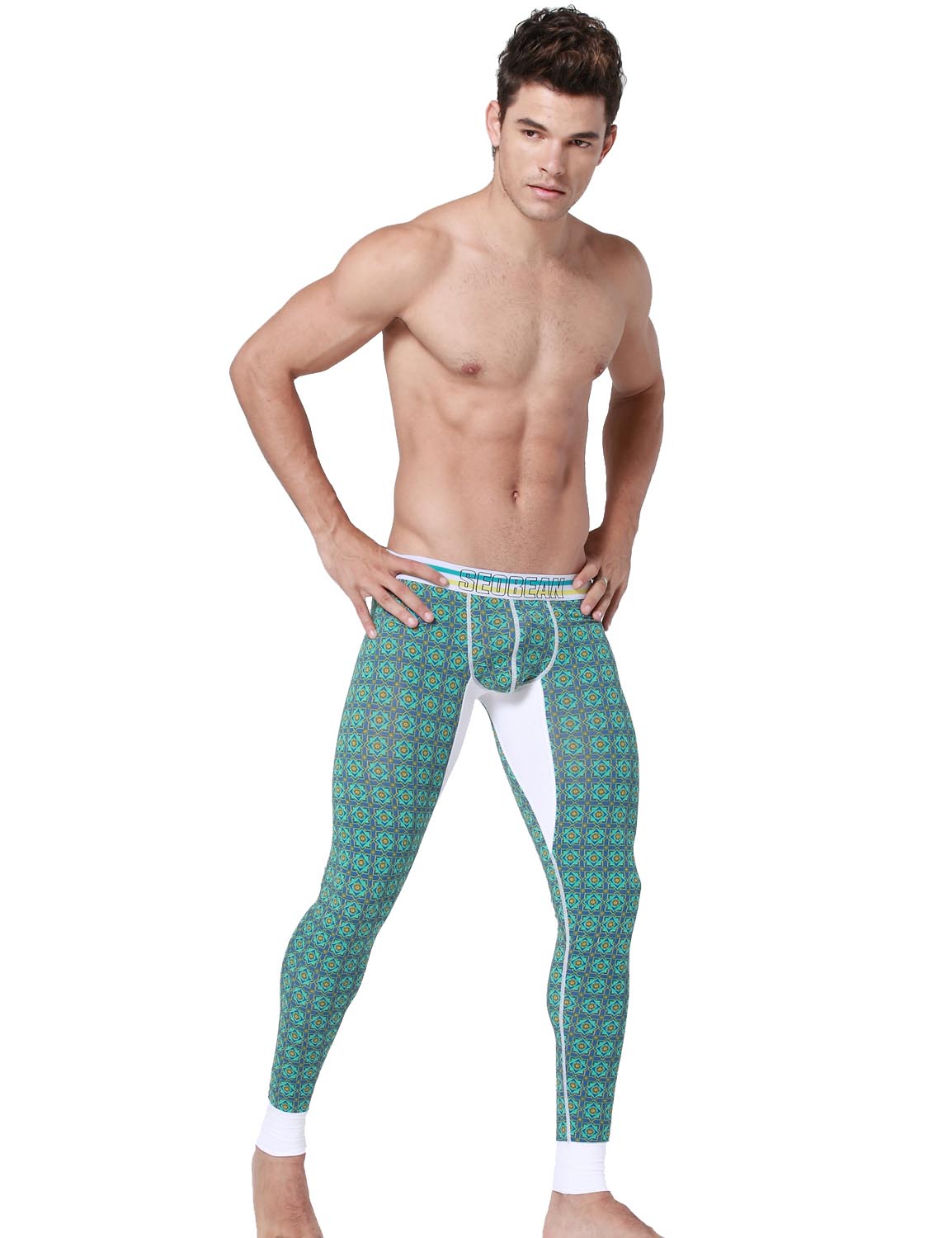 Low Rise Long Underwear Visual Arts Long John 50409 | dmunderwear detail image 9