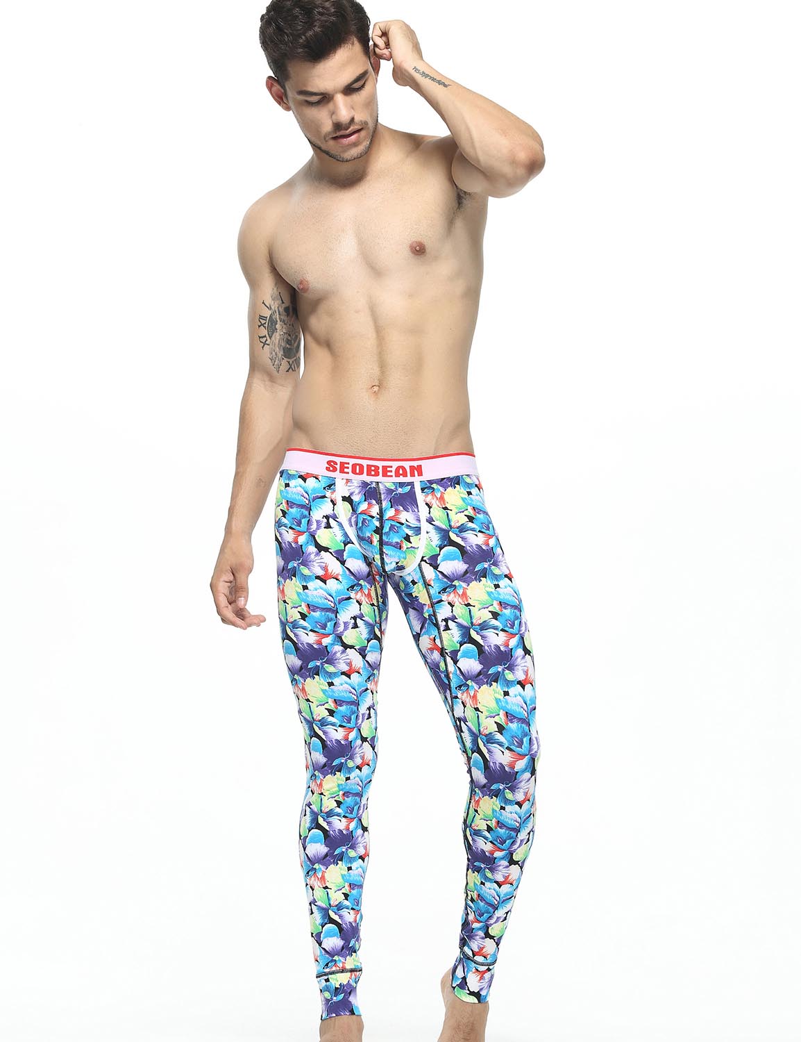 Low Rise Long Underwear Visual Arts Long John 60406 | dmunderwear detail image 2
