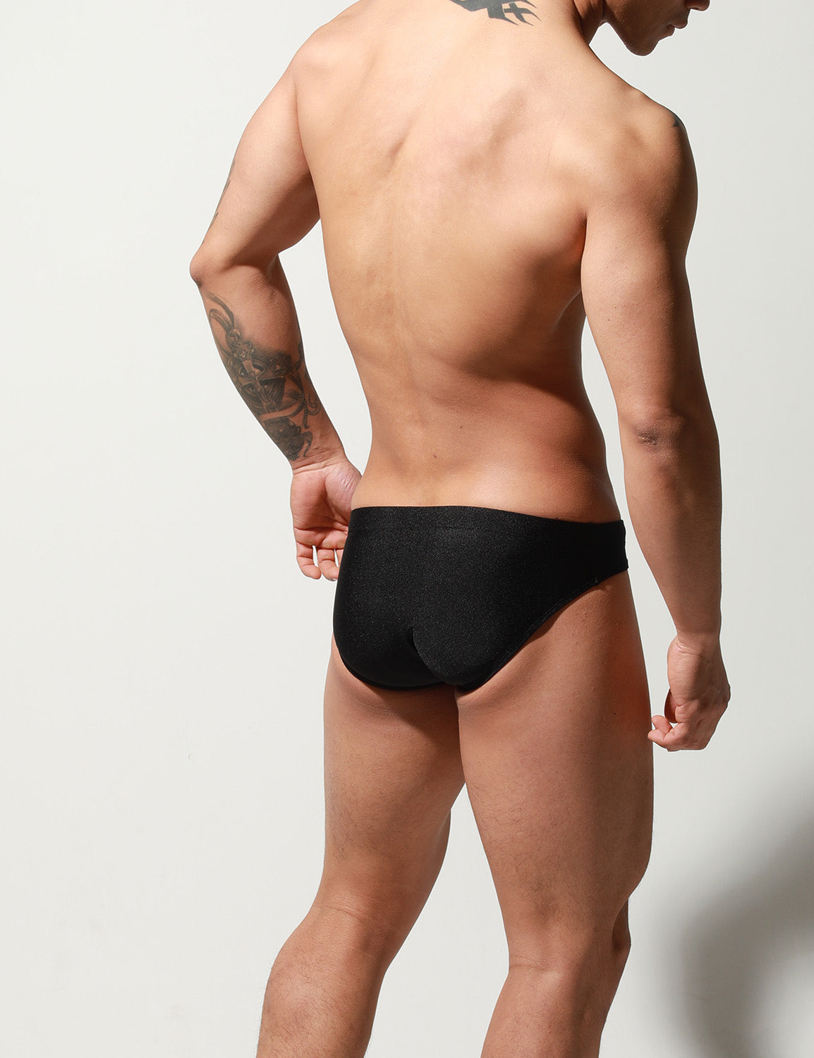 Low Rise Sexy Shiny Badge Bikini Swim S3038 | dmunderwear detail image 9