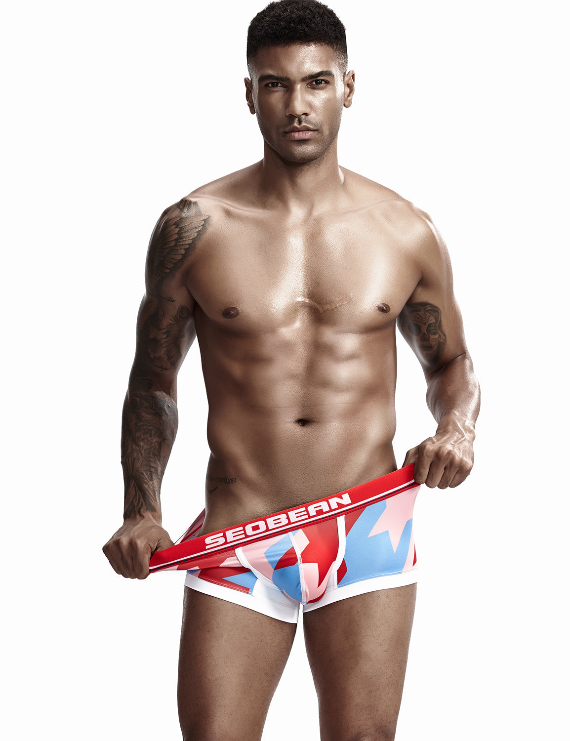 Low Rise Sexy Visual Arts Boxer Brief 90225 | dmunderwear detail image 16