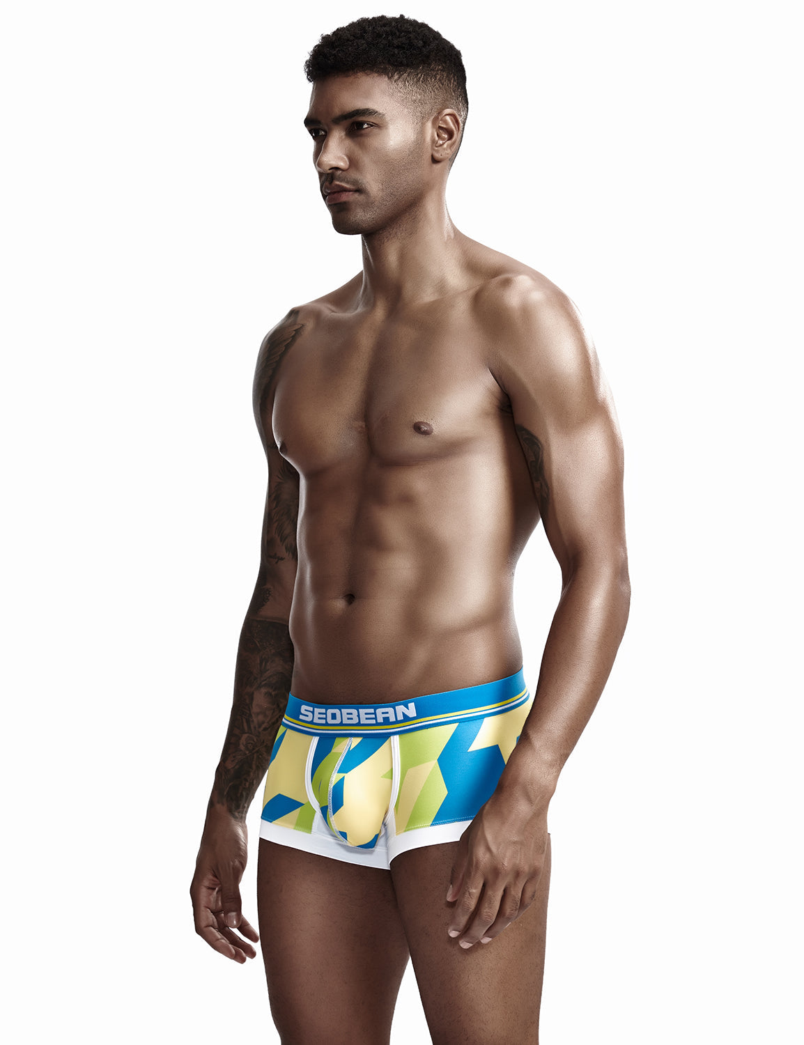 Low Rise Sexy Visual Arts Boxer Brief 90225 | dmunderwear detail image 17