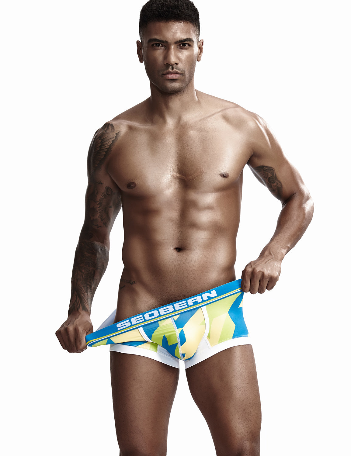 Low Rise Sexy Visual Arts Boxer Brief 90225 | dmunderwear detail image 19
